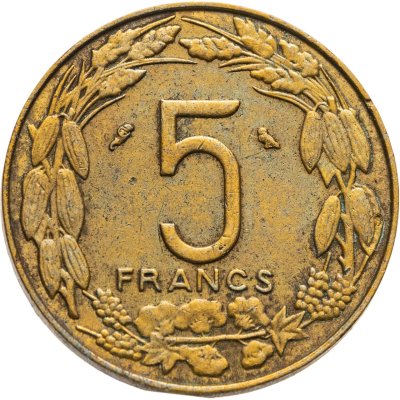 купить Экваториальная Африка и Камерун 5 франков (francs) 1961