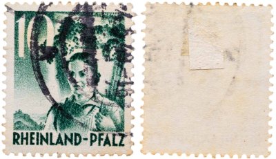 купить Германия марка 10 пфеннигов 1947 "Рейнланд-Пфальц Французский"