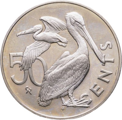 купить Британские Виргинские острова 50 центов (cents) 1974