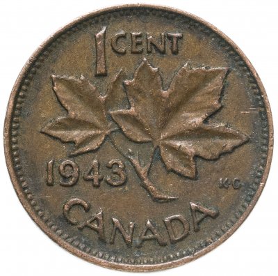 купить Канада 1 цент (cent) 1943