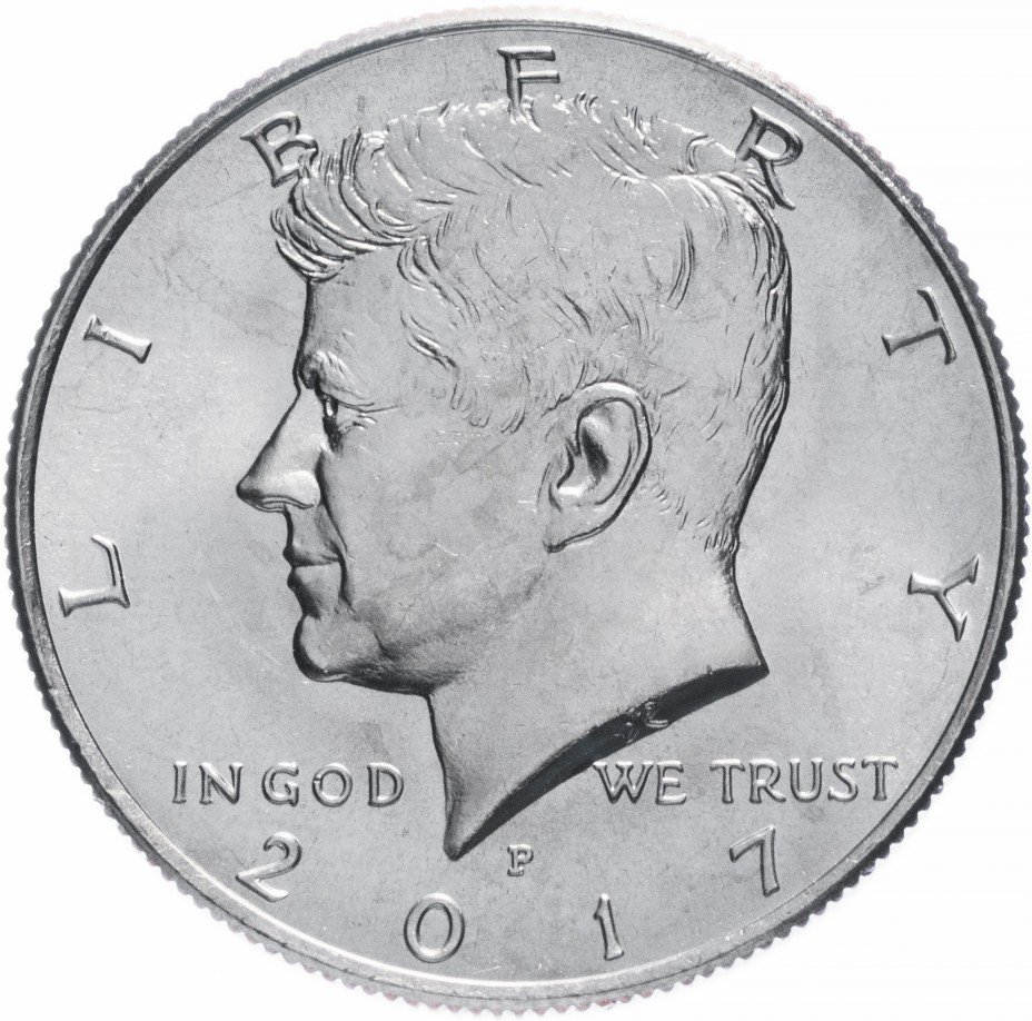 купить США 1/2 доллара (50 центов, half dollar) 2017 P "Кеннеди"