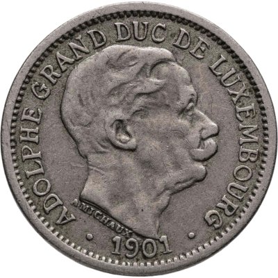 купить Люксембург 10 сантимов (centimes) 1901