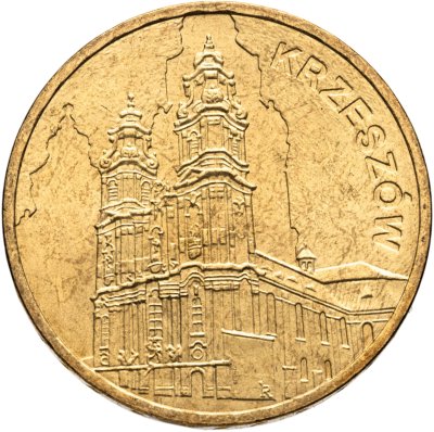 купить Польша 2 злотых 2010 "Памятники Польши - Кшешув"