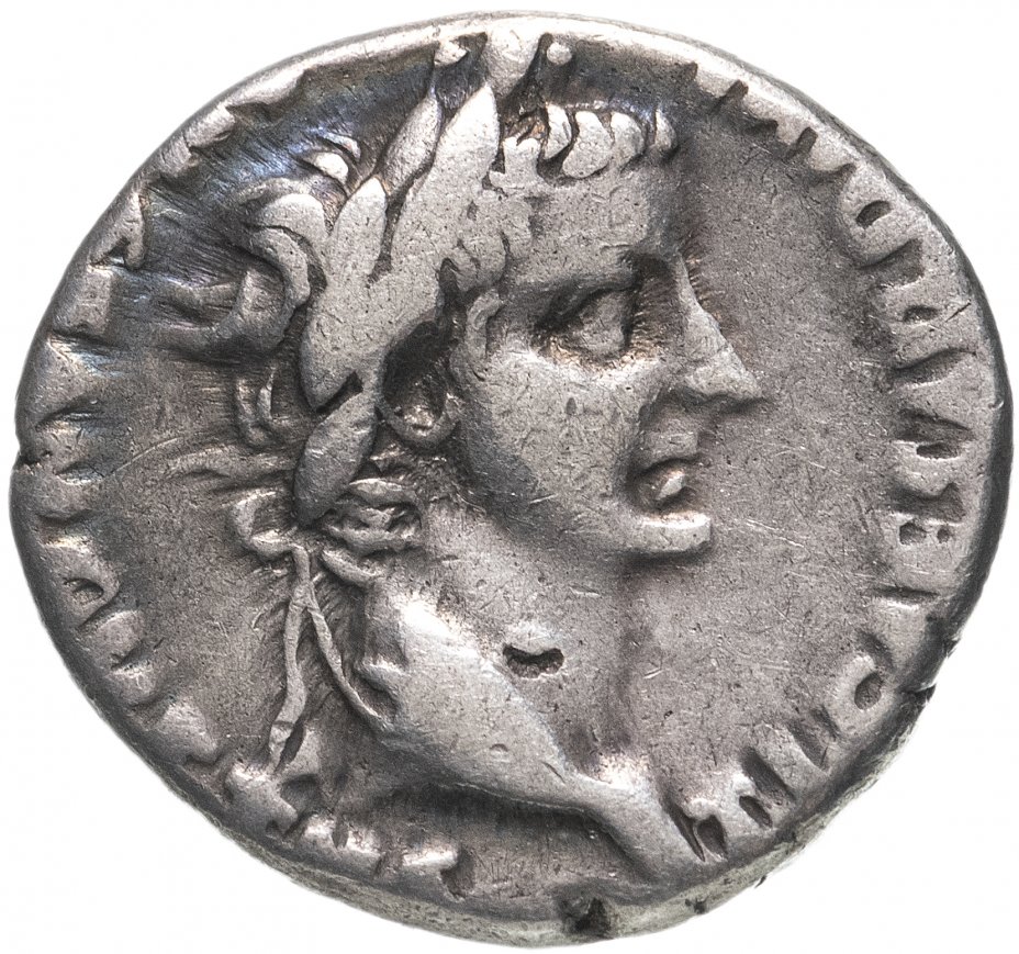 купить Римская империя, Тиберий, 14-37 годы., Денарий. (Трибьют Пенни)