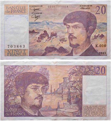 купить Франция 20 франков 1983 год