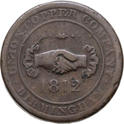 купить Великобритания токен 1 пенни 1812 "Birmingham - Union Copper Company"