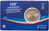 Купить Италия 2 евро 2022 "170-летие со дня основания Итальянской национальной полиции BU", в блистере