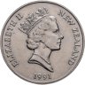 Купить Новая Зеландия 5 долларов (dollars) 1991 "Чемпионат мира по регби"