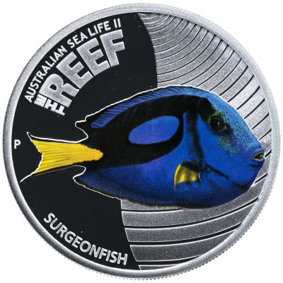 купить Австралия 50 центов (cents) 2012 "Австралийские рифы: Рыба-хирург"