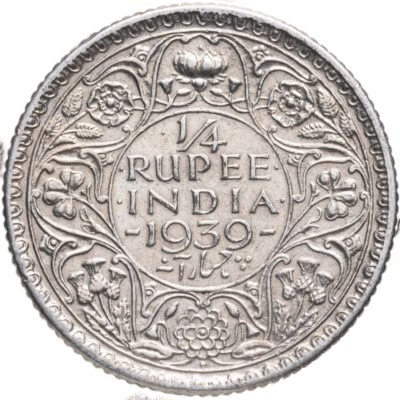 купить Индия (Британская) 1/4 рупии (rupee) 1939