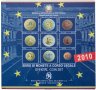 Купить Италия 2010 официальный годовой набор евро из 9 монет в буклете