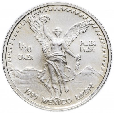 купить Мексика либертад 1/20 унции (1/20 onza, libertad) 1995 "Свобода"