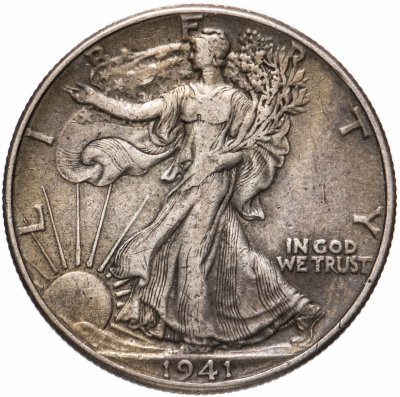 купить США 50 центов (1/2 доллара, half dollar) 1941