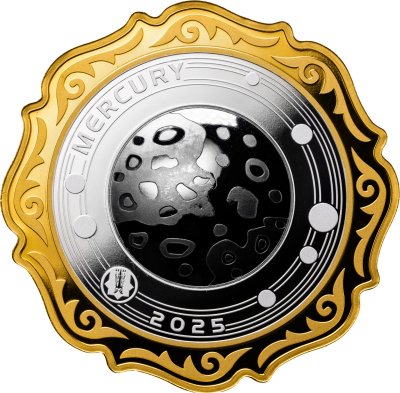 купить Казахстан 1000 тенге 2025 " Космос Меркурий" в футляре с сертификатом