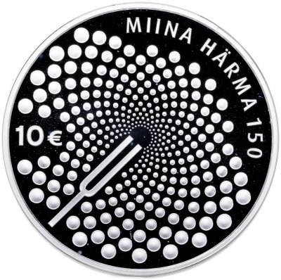 купить Эстония 10 евро 2014 "150 лет со дня рождения Мийны Хярмы" в футляре с сертификатом