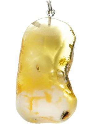 Купить Кулон (подвеска) необычной формы, янтарь, СССР, 1970-1990 гг.
