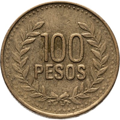 купить Колумбия 100 песо (pesos) 2011
