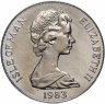 Купить Остров Мэн 1 крона 1983 "200 лет полету человека - Биплан"