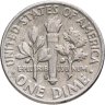Купить США 10 центов (дайм, one dime) 1962 D Silver Roosevelt Dime (Рузвельт) знак монетного двора "D" - Денвер
