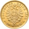 Купить Германская империя (Пруссия) 20 марок (mark) 1888 A, Вильгельм I