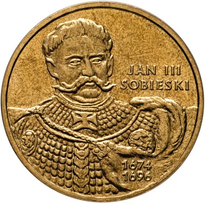 купить Польша 2 злотых 2001 "Ян III Собеский (1674-1696)"