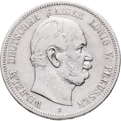 купить Германская Империя, Пруссия 5 марок (mark) 1876