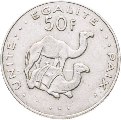 купить Джибути 50 франков (francs) 2010