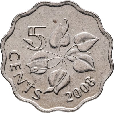 купить Свазиленд 5 центов (cents) 2008