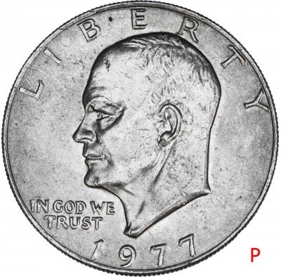 купить США 1 доллар 1977 Эйзенхауэр, двор P