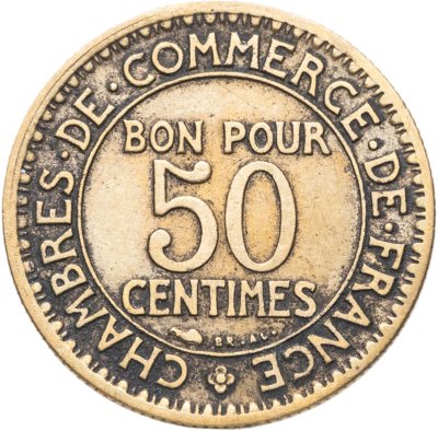 купить Франция 50 сантимов (centimes) 1927