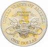 Купить США 1 доллар (dollar) 2001 P "Капитолий"