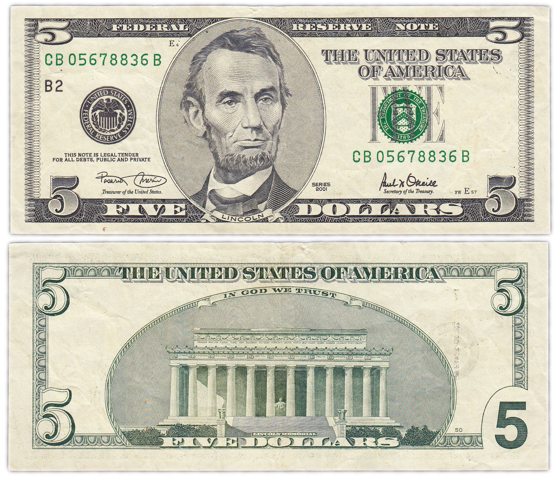 Как выглядит доллар сша