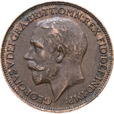 купить Великобритания 1 фартинг (farthing) 1922