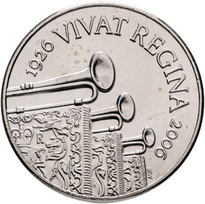купить Великобритания 5 фунтов 2006 "80 лет со дня рождения Королевы Елизаветы II" в капсуле