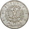 Купить Польша 5 злотых 1934 "Юзеф Пилсудский", орёл с короной