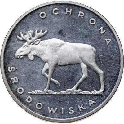 купить Польша 100 злотых (zlotych) 1978 "Охрана окружающей среды - Лось"