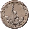 Купить Гибралтар 1 крона (crown) 2006 "Чемпионат мира по футболу 1966 - Англия чемпион" (в конверте)