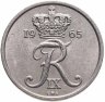 Купить Дания 25 эре (ore) 1965