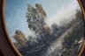 Купить Картина "После дождя" (по мотивам картины Ф.А. Васильева), оргалит, масло, круглый багет, художник В. Гаврилов, Россия, 2003 г.