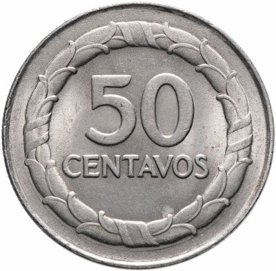 купить Колумбия 50 сентаво 1968