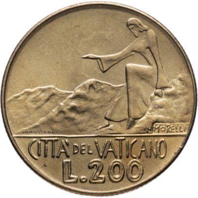 купить Ватикан 200 лир (lire) 1978