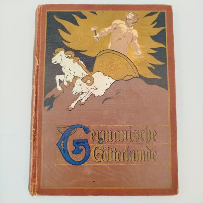 купить Книга «Germanische Götterkunde in Einzelbildern» (Германская мифология в отдельных картинах), автор Karl A. Krüger (г. Кёнигсберг), иллюстрации Willy Planck, Издательство Loewes Verlag Ferd. Carl, г. Штутгарт, бумага, Германская империя, 1908 г.