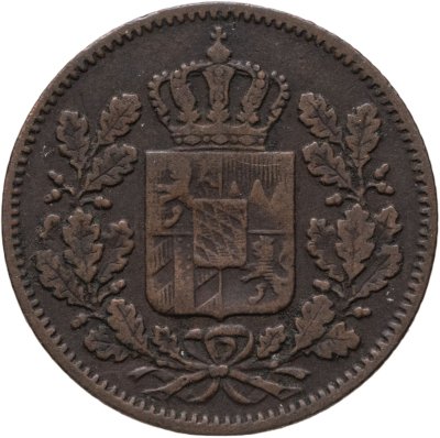 купить Германия, Бавария 1/2 крейцера 1856