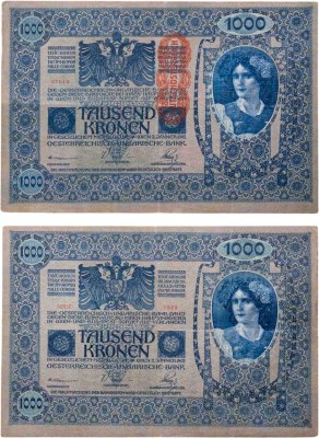 купить Австрия 1000 крон 1902 (1919)