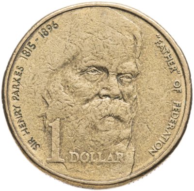 купить Австралия 1 доллар (dollar) 1996 "100 лет со дня смерти сэра Генри Паркса"