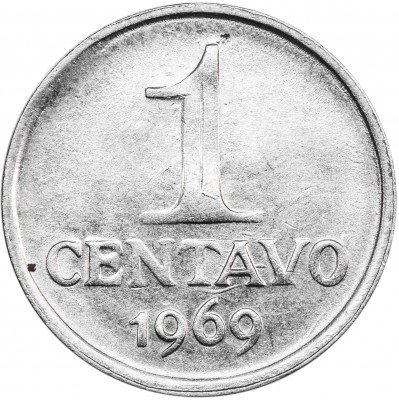 купить Бразилия 1 сентаво 1969