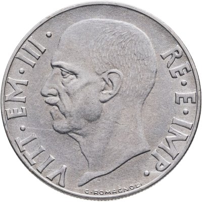 купить Италия 20 чентезимо (centesimi) 1939 Магнетик, ребристый гурт 1939 - XVII