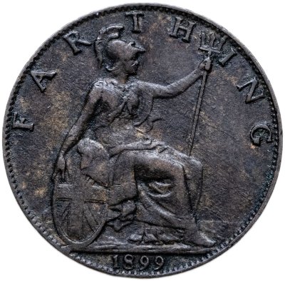 купить Великобритания 1 фартинг (farthing) 1899