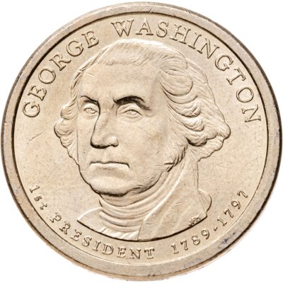 купить США 1 доллар (dollar) 2007 "Джордж Вашингтон (1-й президент США)"