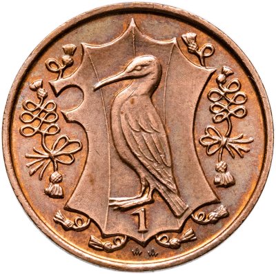 купить Остров Мэн 1 пенни (penny) 1987